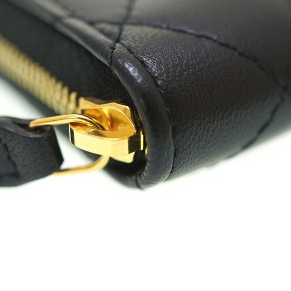 CHANEL Black Lambskin Leather Wallet - Picture 8 of 8